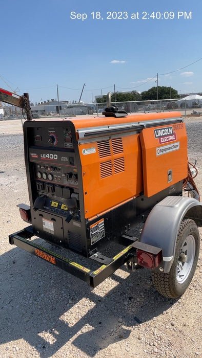 2022 Lincoln Electric LE400 Kubota V1505, Trlr, Cable Rack, Light Kit, ES Decals, T3