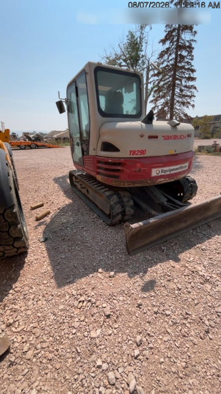 2020 Takeuchi TB290C Cab/Heat/Air, Rubber Tracks, Manual TAG QC