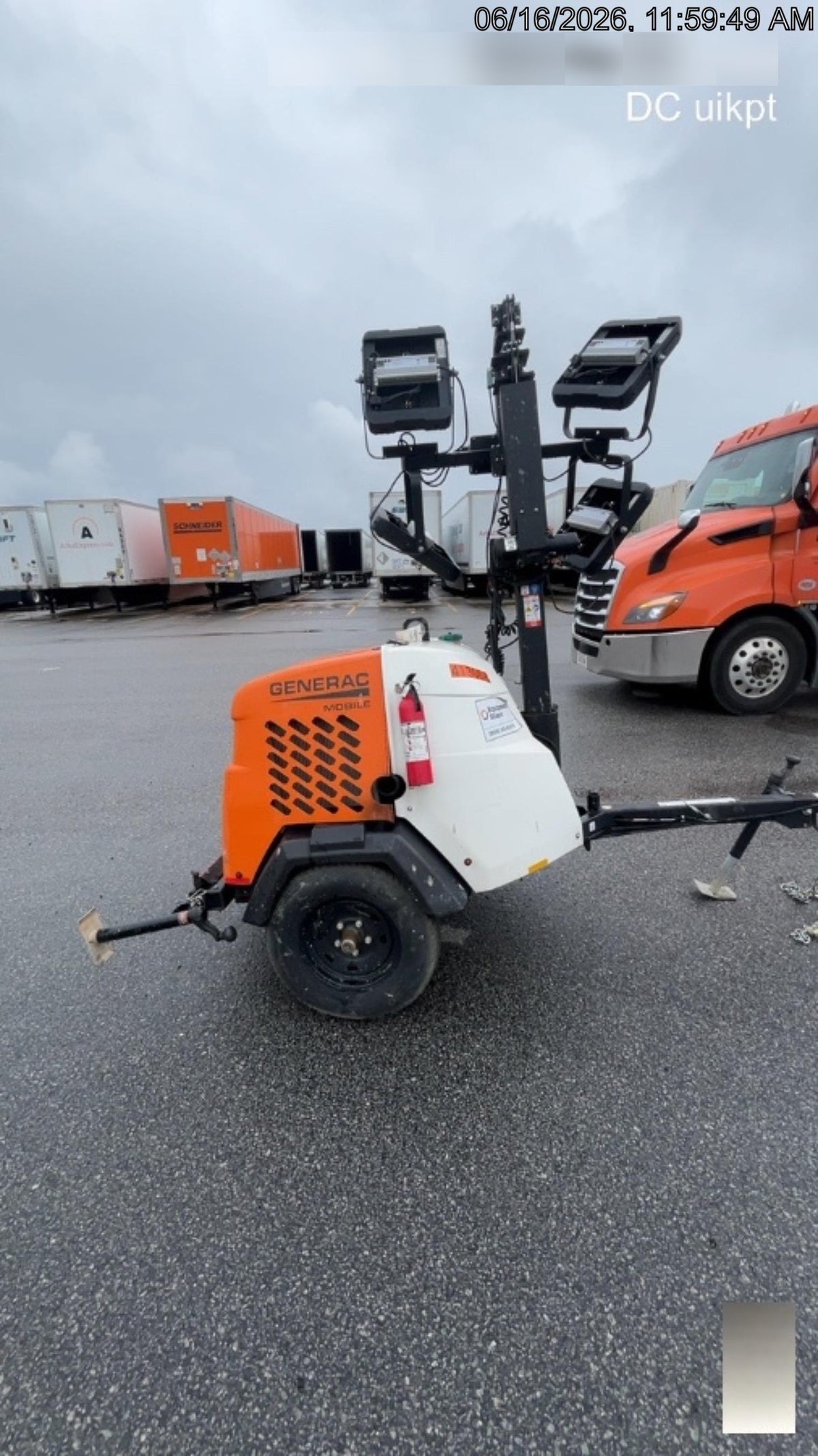 2024 Generac MLT6SKDS-STD4 ELEC WINCH Diesel, Electric Winch Mast, Powerzone Controller, (4) 320W LED Lights, 4kW Generator, 39.9 Gal Fuel Tank, 2" Ball, T3