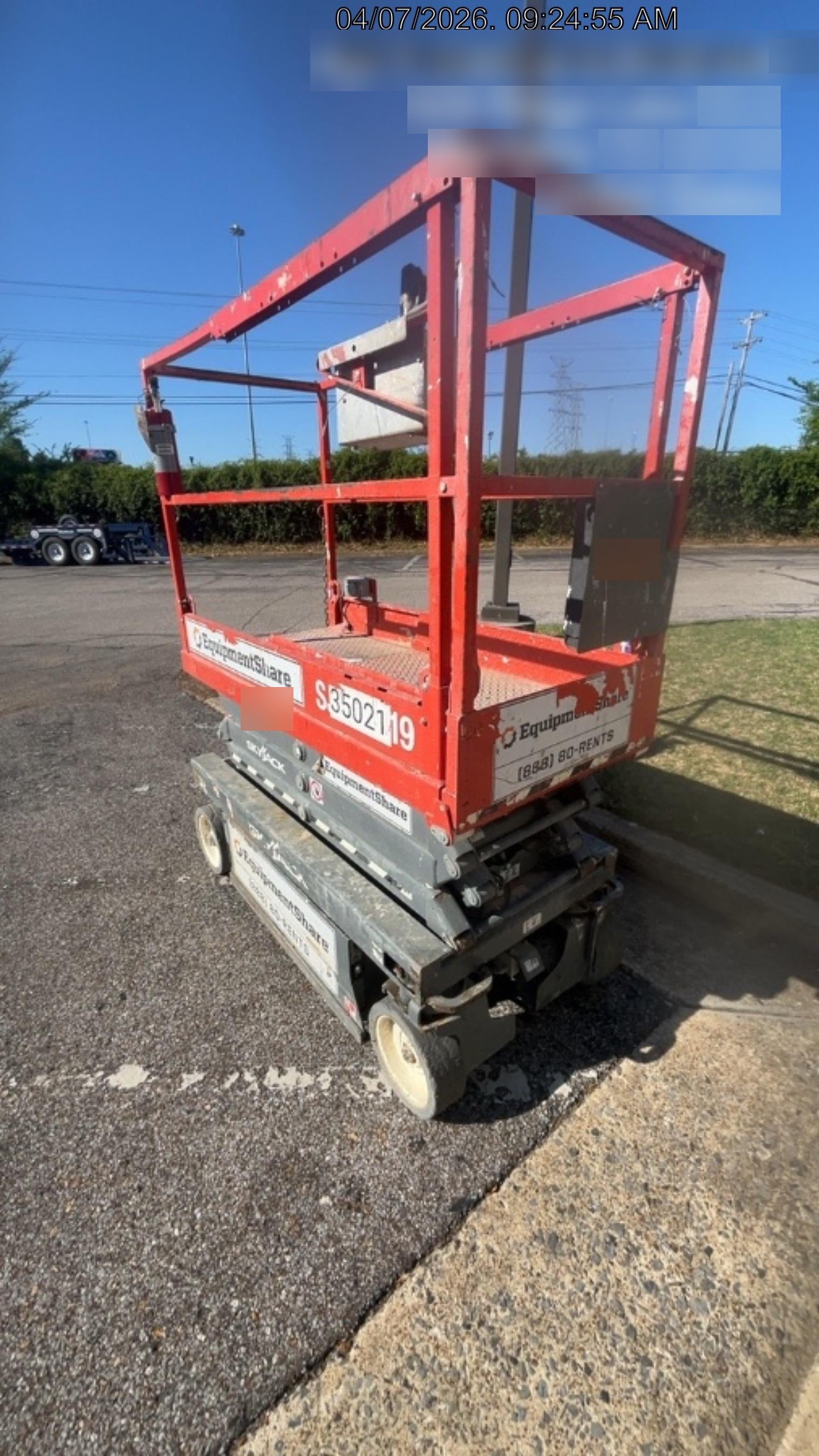 2019 Skyjack SJIII-3219 Standard Options, Trojan Batteries