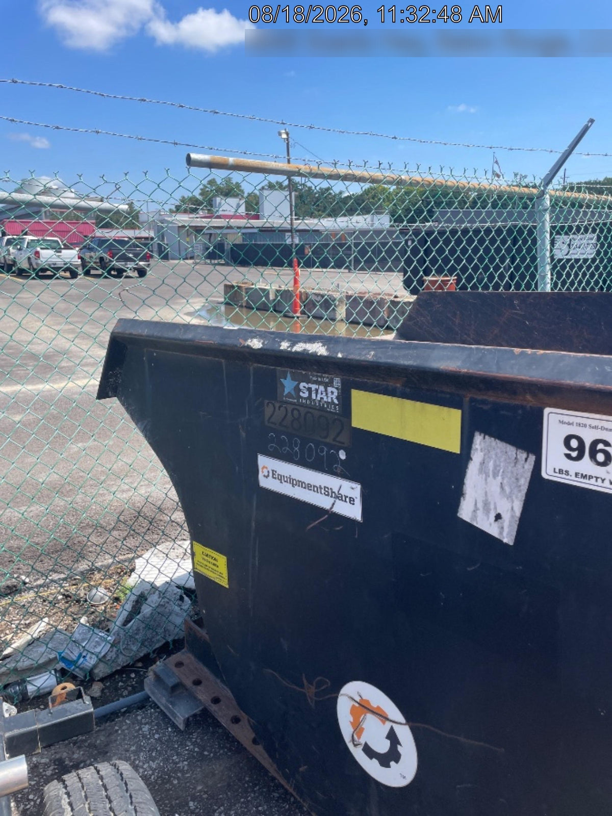 2022 STAR INDUSTRIES M-1820 - Self-Dump Hopper