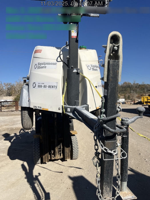 2024 Generac MLT2 Diesel, Flex Switch 120V Input, Powerzone Controller, 
(4) 320W LED Lights, 4kW Generator, 39.9 Gal Fuel Tank, 2" Ball, T3