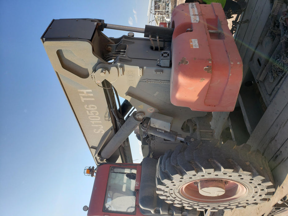 2018 Skyjack SJ1056 TH Skyjack 1056 TH Telehandler w/Open ROPS, Work Lights/Beacon, Solid Tires, 60" Carriage and Forks