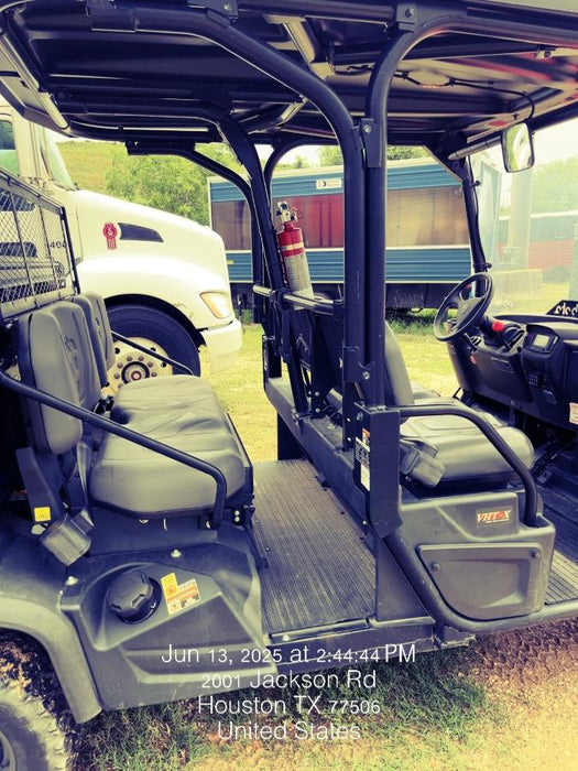 2022 Kubota RTV-X1140W-H Plastic Canopy, Windshield Acrylic Clear, LED Strobe Light, Wire Harness Kit, Back up Alarm