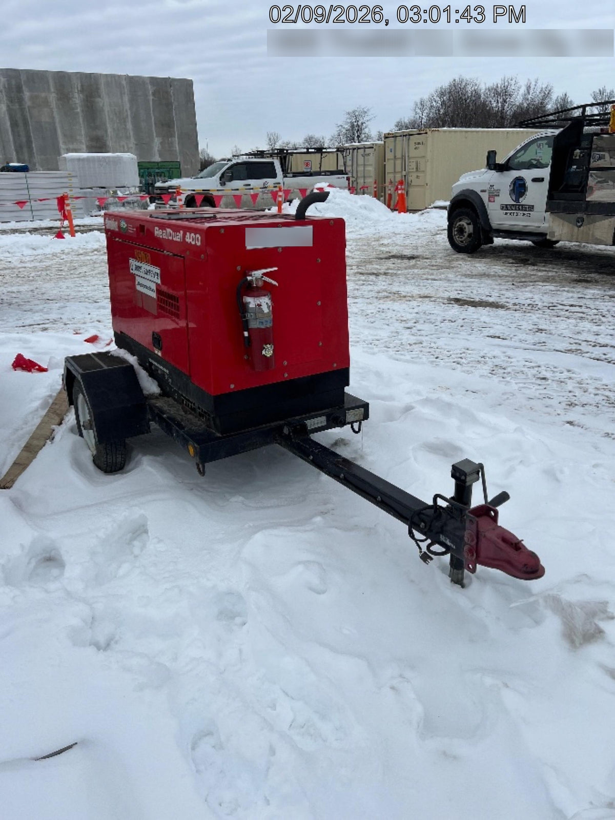 2022 Shindaiwa DGW400MDL Kubota D902 Engine, 23 HP, Dual Op Welder, Wire, Arc, Droop Stick, Tig, and CC Stick Functionality, Simulphase, 3 Phase and 1 Phase Gen Output, Single Axle NB Trlr, Slr Trckl Chrg 12V 12W, Fire Ext