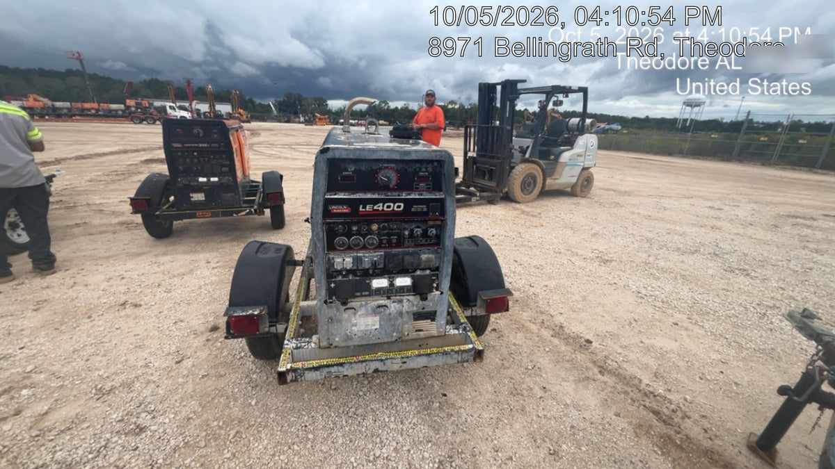 2024 Lincoln Electric LE400 Kubota V1505, Trlr, Cable Rack, Light Kit, ES Decals, T3