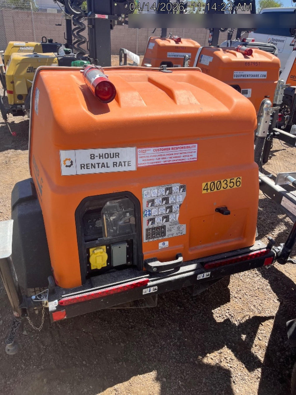 2024 Generac MLT2 Diesel, Flex Switch 120V Input, Powerzone Controller, 
(4) 320W LED Lights, 4kW Generator, 39.9 Gal Fuel Tank, 2" Ball, T3