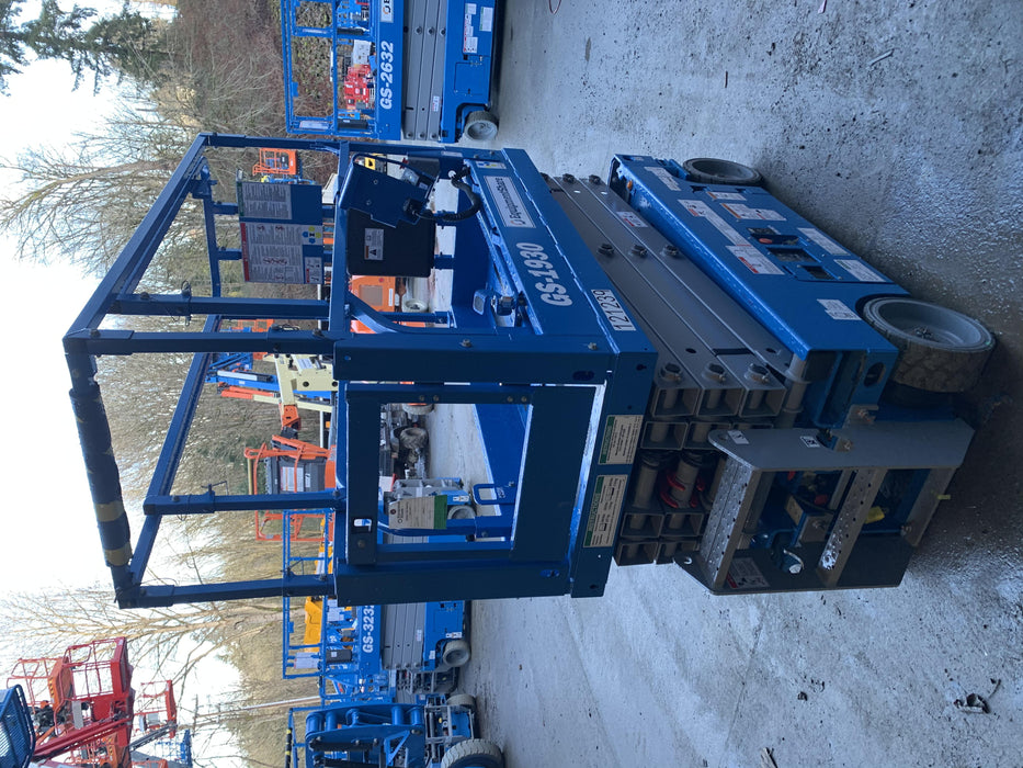 2020 Genie GS-1930 Solid Non Marking Tires, Beacon, Folding rails with half height swing gate, Telematics