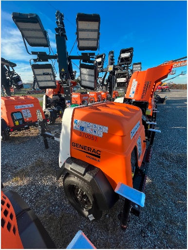 2023 Generac MLT2 Diesel, Flex Switch 120V Input, Powerzone Controller, 
(4) 320W LED Lights, 4kW Generator, 39.9 Gal Fuel Tank, 2" Ball, T3