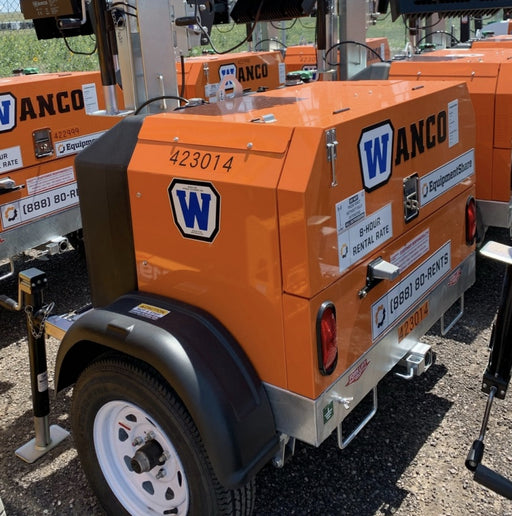 2024 Wanco WLTT-4MM4K Diesel, Deep Sea Controller, Shore Power Plug, Auto Start, (4) 350W LED Floodlights, 4kW Generator, 60 Gal Fuel Tank, 2" Ball, T3