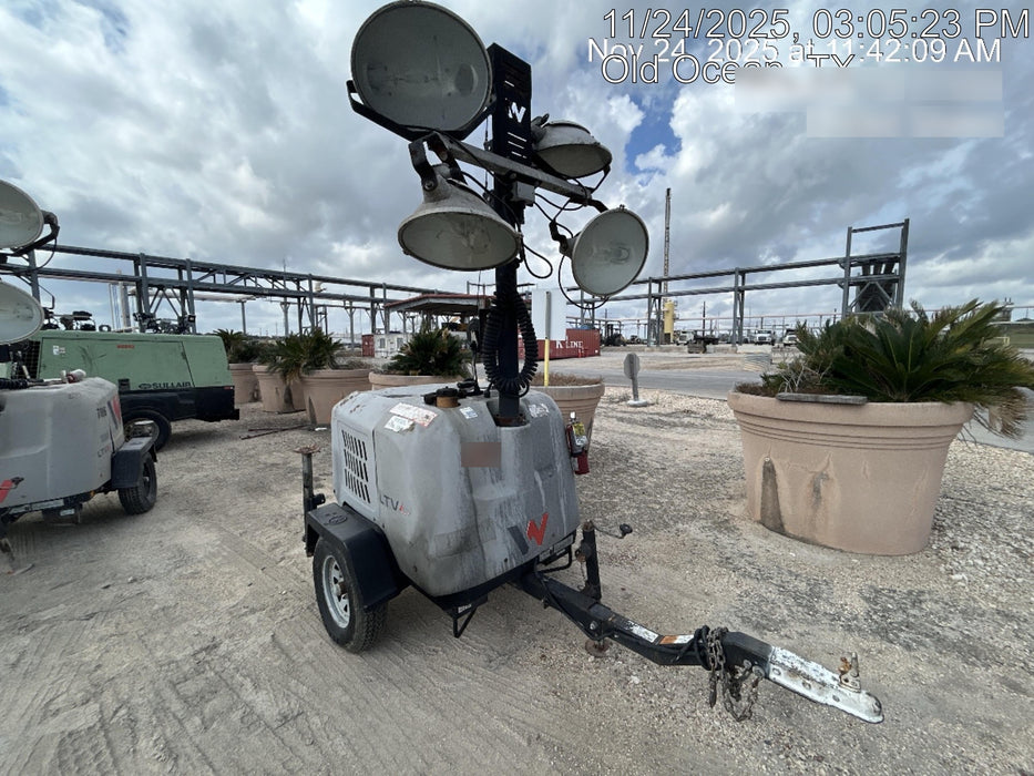 2019 Wacker Neuson LTV6L-MH Wacker Neuson LTV6L Mobile Light Tower w/Fuel Level Sensor Installed
