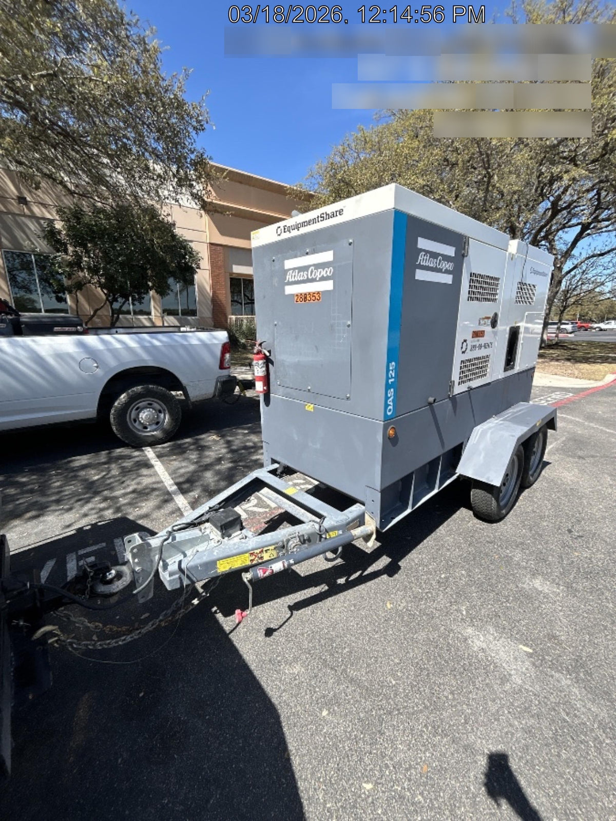 2022 ATLAS COPCO QAS 125