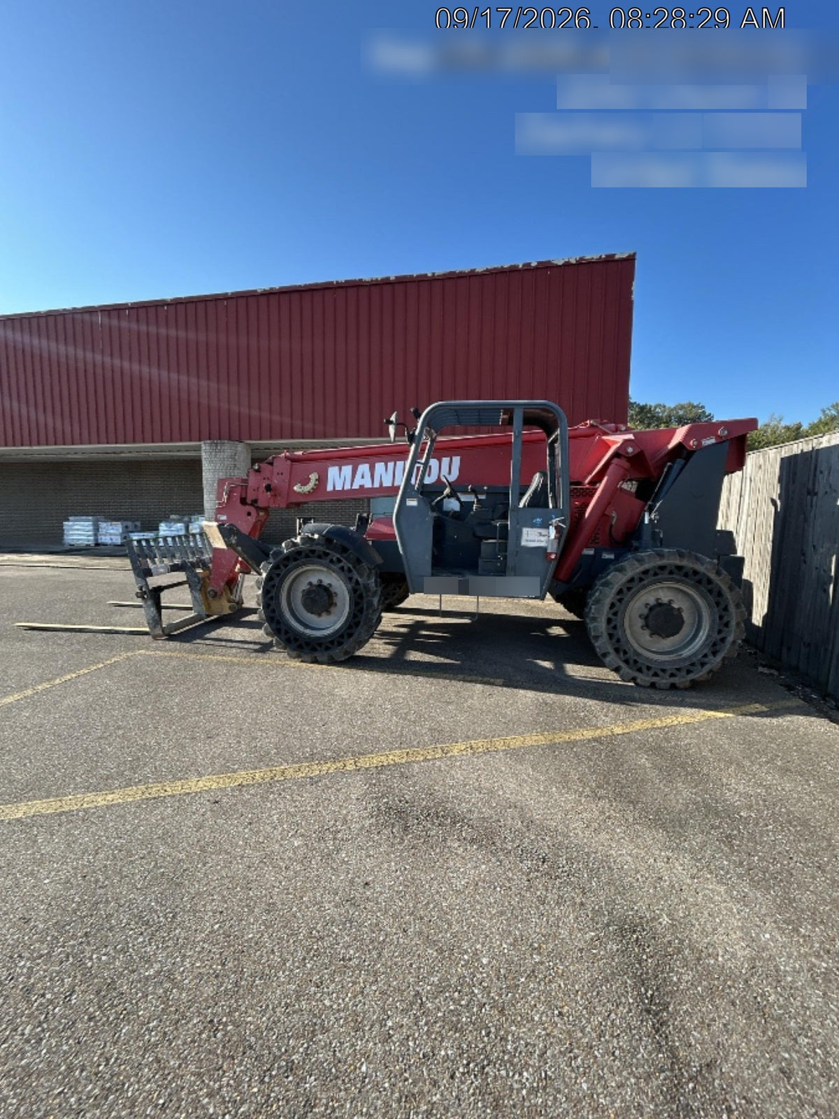 2018 Manitou MTA10055 MTA10055 - Canopy, Worklights, Beacon, 66" Carriage, 60" Forks, Solid Tires, Aux Hydraulics