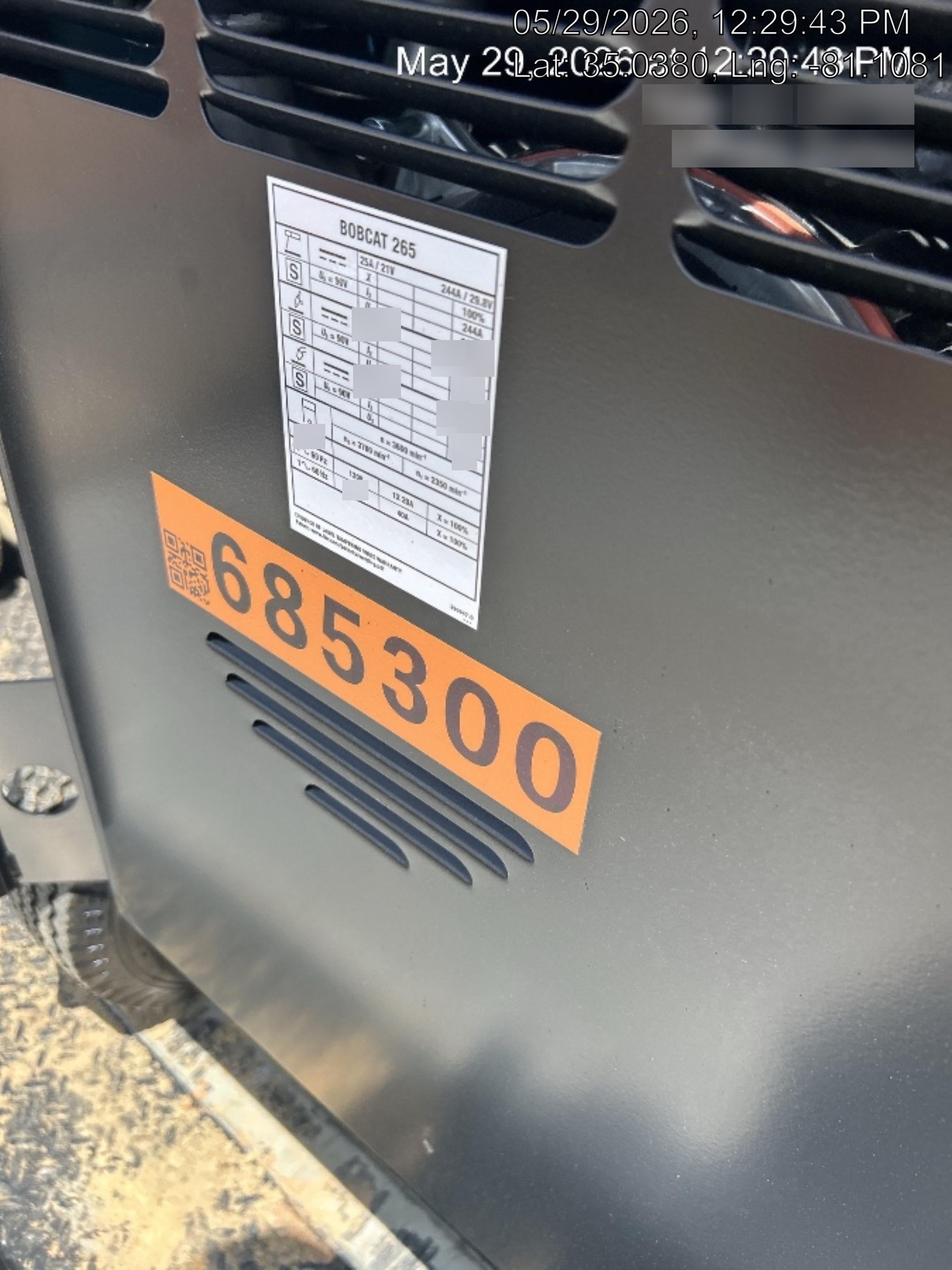 2026 MILLER ELECTRIC Bobcat 265 G
