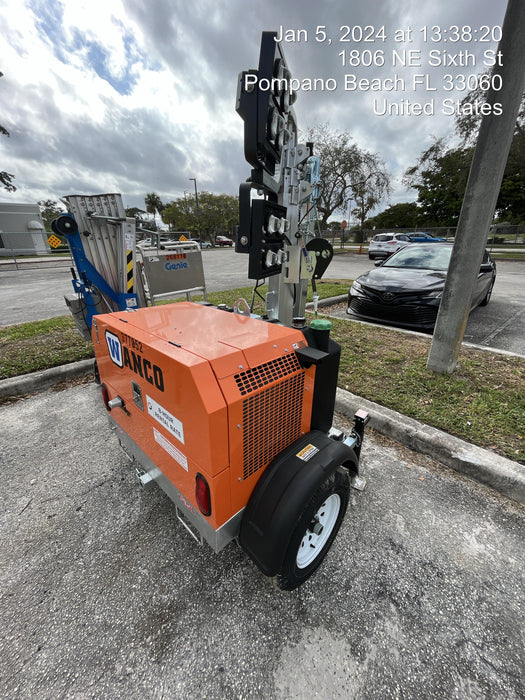 2023 Wanco WLTT-4MM4K Diesel, Deep Sea Controller, Shore Power Plug, Auto Start, (4) 350W LED Floodlights, 4kW Generator, 60 Gal Fuel Tank, 2" Ball, T3