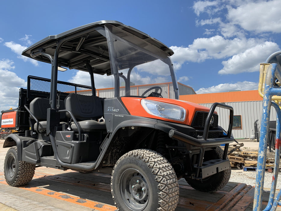 2020 Kubota RTV-X1140W-H 4WD utility cart -LED strobe -Windshield tempered glass -Plastic canopy -Wire harness kit -Backup alarm