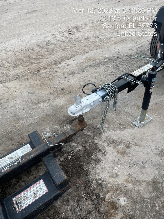 2021 Allmand NLV3GR (4) LED Light Fixture 350W, 23' Vertical Mast, 3kW Prime, Towable, Deep Sea L401, Leveling Jacks, Yanmar T4F 5.8hp