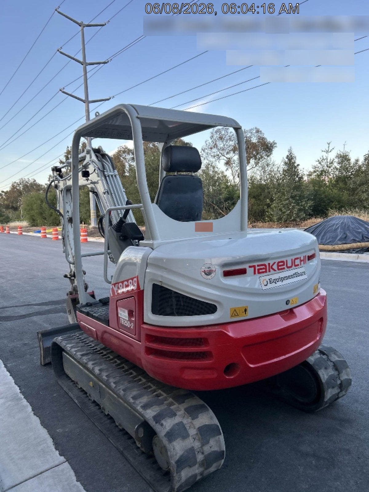 2020 TAKEUCHI TB250-2