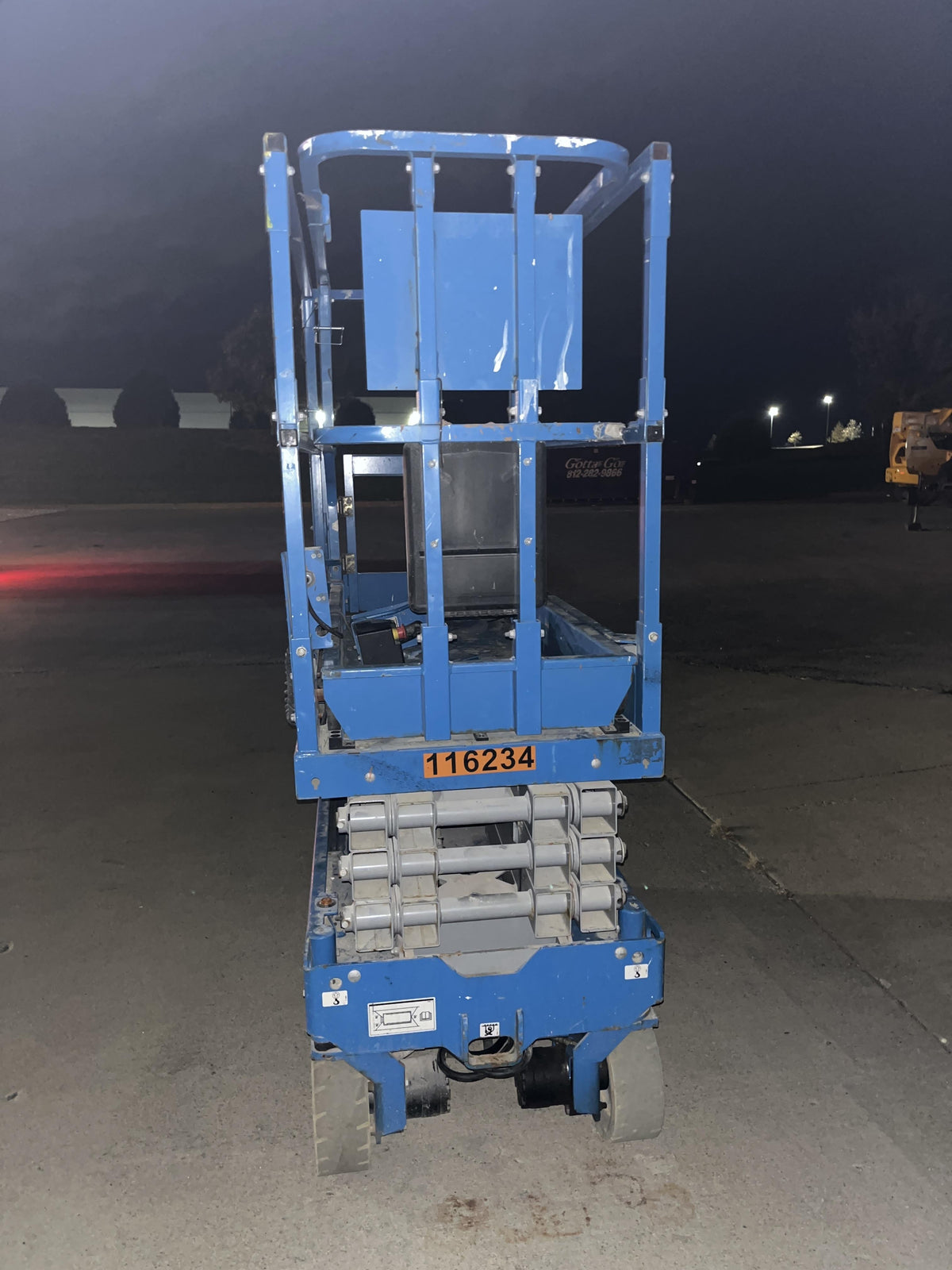 2020 Genie GS-1930 Solid Non Marking Tires, Beacon, Folding rails with half height swing gate