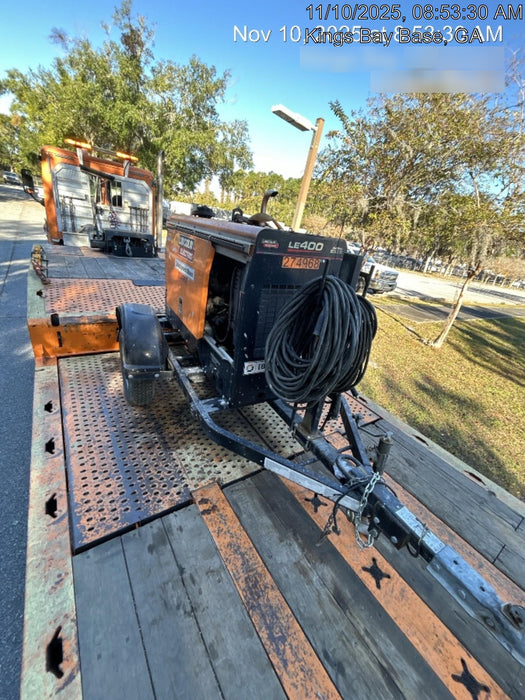 2022 Lincoln Electric LE400 Kubota V1505, Trlr, Cable Rack, Light Kit, ES Decals, T3