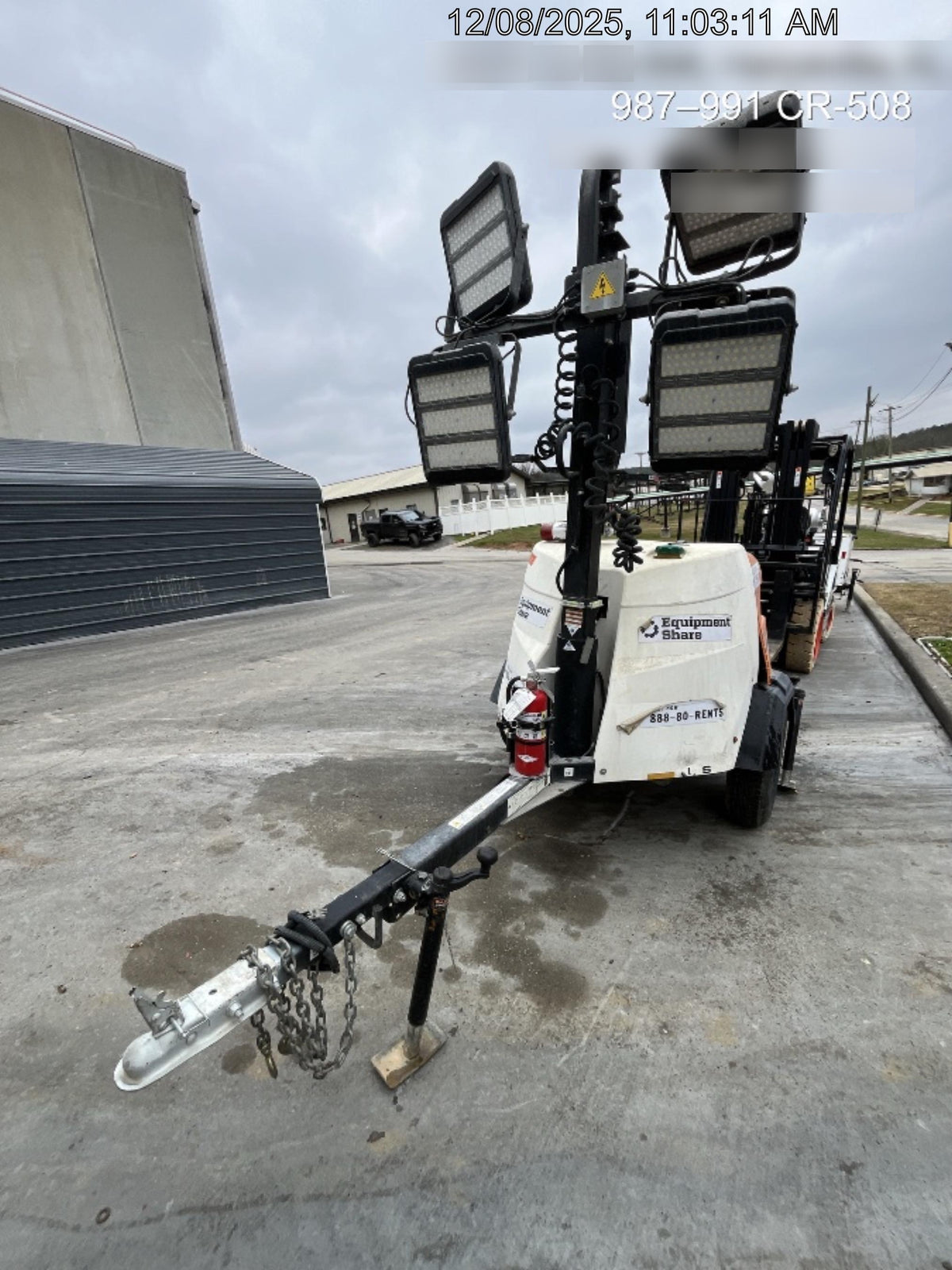 2023 Generac MLT2 Diesel, Flex Switch 120V Input, Powerzone Controller, 
(4) 320W LED Lights, 4kW Generator, 39.9 Gal Fuel Tank, 2" Ball, T3