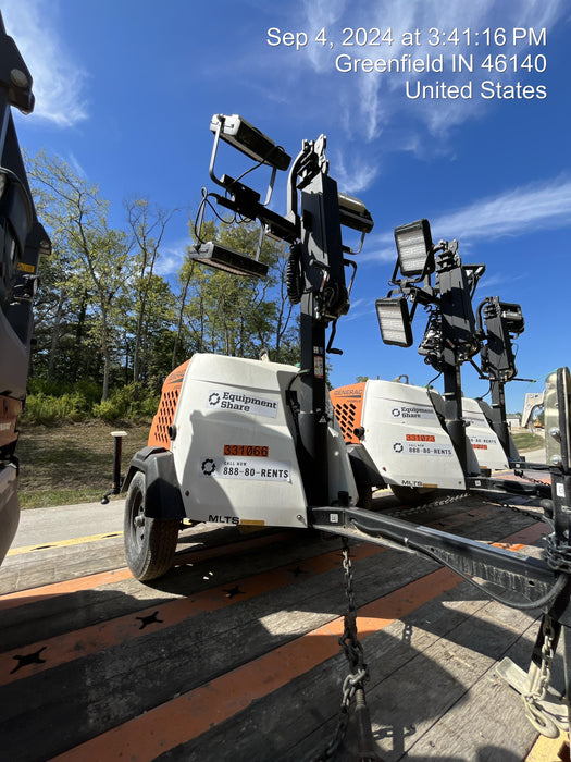 2023 Generac MLT2 Diesel, Flex Switch 120V Input, Powerzone Controller, (4) 320W LED Lights, 4kW Generator, 39.9 Gal Fuel Tank, 2" Ball, T3