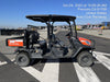 2022 Kubota RTV-X1140W-H Plastic Canopy, Windshield Acrylic Clear, LED Strobe Light, Wire Harness Kit, Back up Alarm