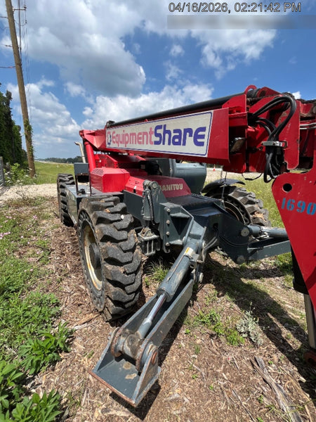 2019 Manitou MTA10055 MTA10055 - 120 HP T4, Canopy, Worklights/Strobe, Beacon, 66" Carriage, 60" Forks, Solid Tires, Lift Hook, Aux Hydraulics