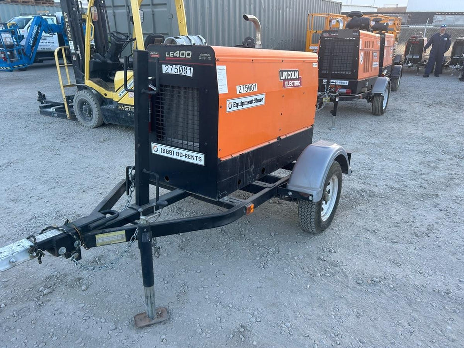 2022 Lincoln Electric LE400 Kubota V1505, Trlr, Cable Rack, Light Kit, ES Decals, T3