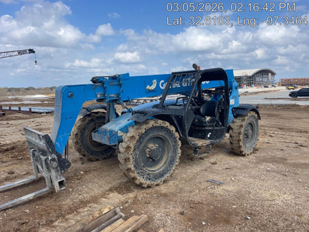 2018 Genie GTH-636 Genie GTH-636 w/Open ROPS, Solid Tires, Work Light/Beacon, 48" Carriage and Forks