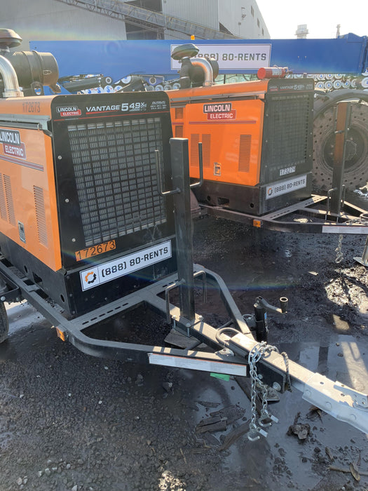 2021 Lincoln Electric Vantage 549X Ready Pak 3, ORANGE (includes trailer, cable rack, fender light kit)