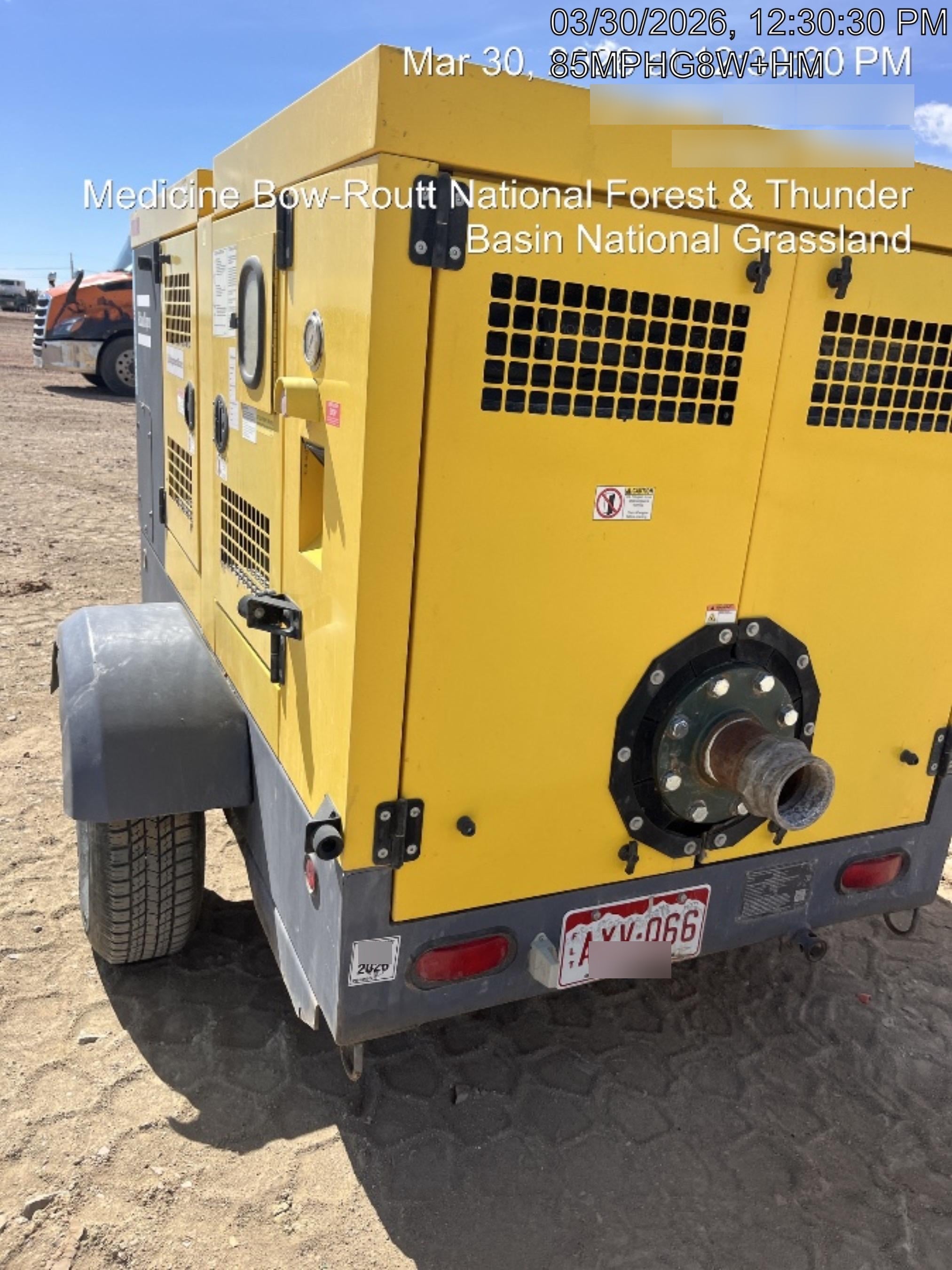 2020 ATLAS COPCO PAS 150 HF CS Enclosed