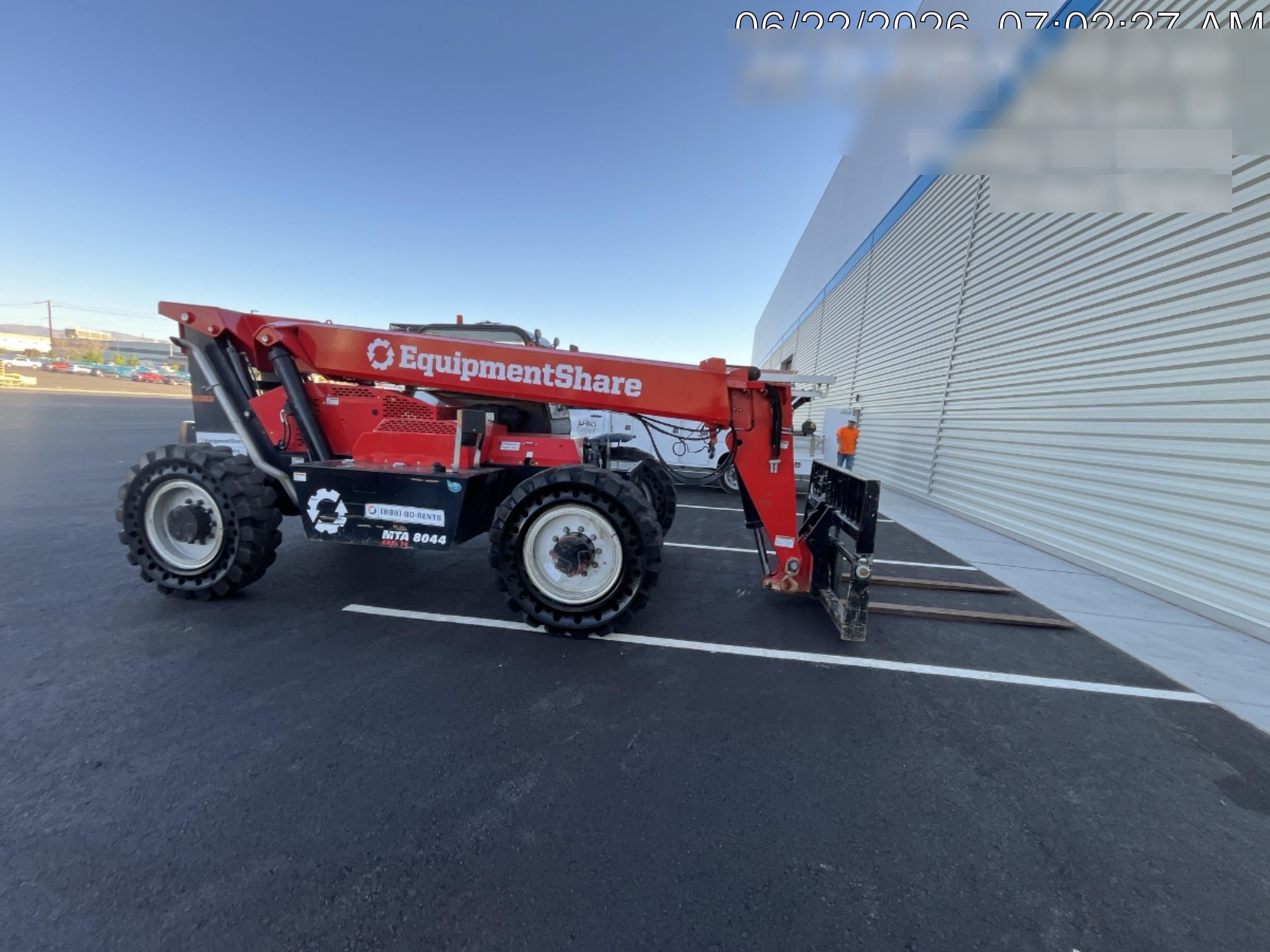 2020 Manitou MTA8044 Cab/Heat/Air, Solid Tires, Work Lights, Beacon, Aux Hydraulics, Back up Alarm, Lifting Eye, Mirrors, ES Keypad