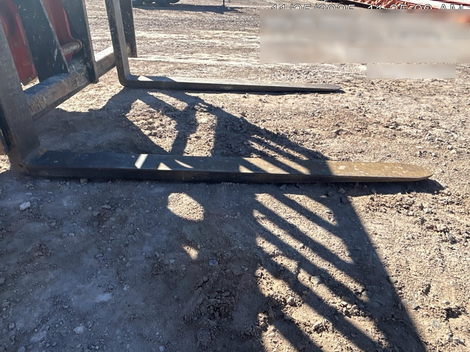 2018 Manitou MTA10055 Manitou MTA 10055 w/Open ROPS, Work Lights/Strobe, Aux Hyd, Solid Tires, Lift Hook, 66" Carriage, 60" Forks