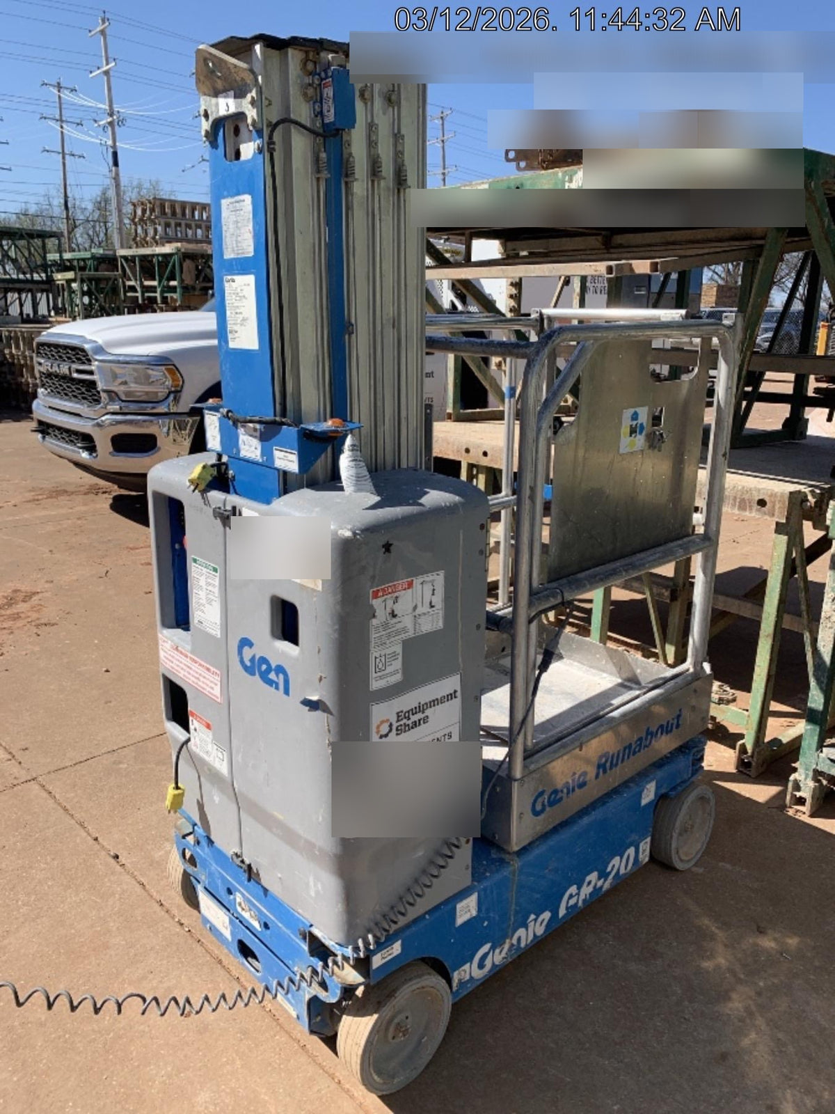 2019 GENIE GR-20