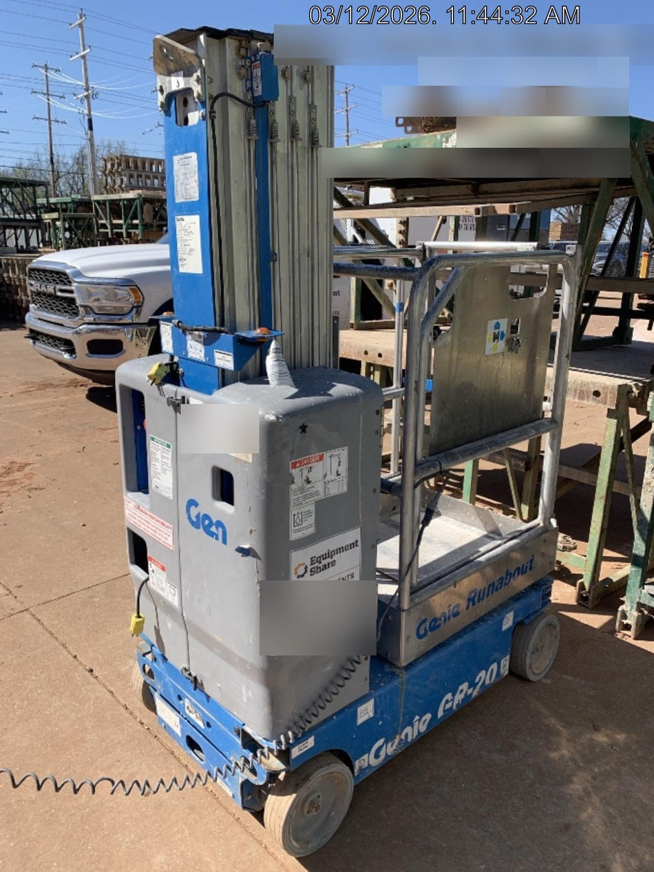2019 GENIE GR-20