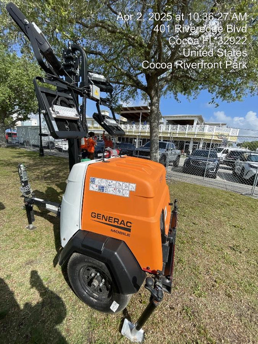 2025 Generac MLTS-4 Diesel, Mitsubishi L2E, 7.1 hp @1800 rpm, Flex Switch 120V Input, Powerzone Controller, (4) 320W LED Lights, 4kW Generator, 39.9 Gal Fuel Tank, 2" Ball, T3, ES Decals