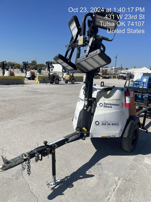 2024 Generac MLT2 Diesel, Flex Switch 120V Input, Powerzone Controller, 
(4) 320W LED Lights, 4kW Generator, 39.9 Gal Fuel Tank, 2" Ball, T3