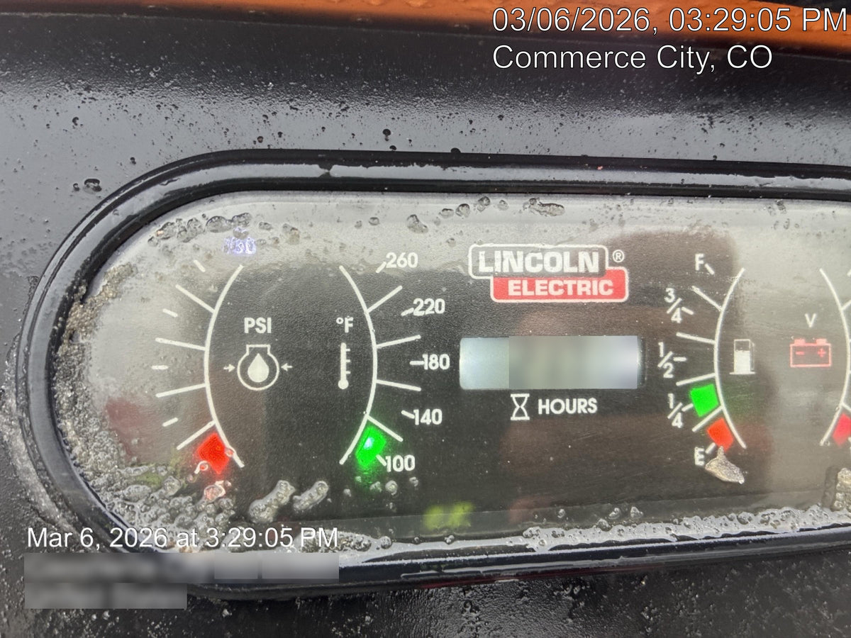 2021 Lincoln Electric Vantage 549X Ready Pak 3, ORANGE (includes trailer, cable rack, fender light kit)