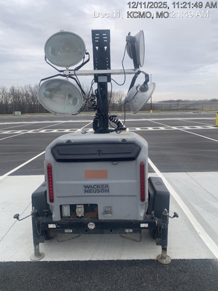 2019 Wacker Neuson LTV6L-MH Wacker Neuson LTV6L Mobile Light Tower w/Fuel Level Sensor Installed