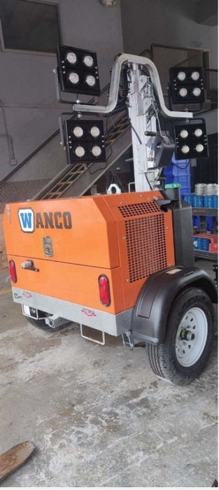 2023 Wanco WLTT-4MM4K Diesel, Deep Sea Controller, Shore Power Plug, Auto Start, (4) 350W LED Floodlights, 4kW Generator, 60 Gal Fuel Tank, 2" Ball, T3