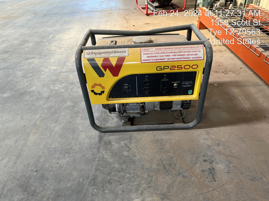 2021 WACKER NEUSON GP2500A