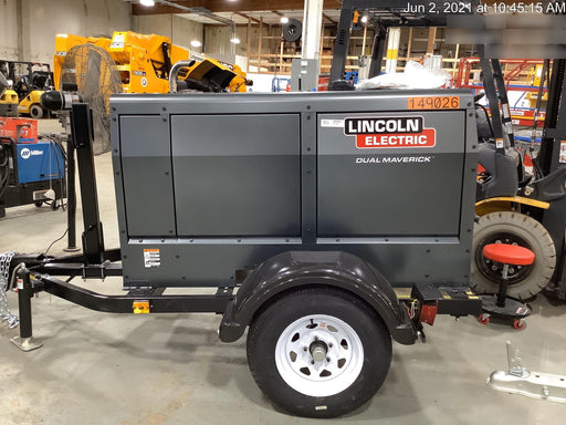 2021 Lincoln Electric Dual Maverick 200/200X Ready Pak 3 (includes trailer, cable rack, fender light kit)
