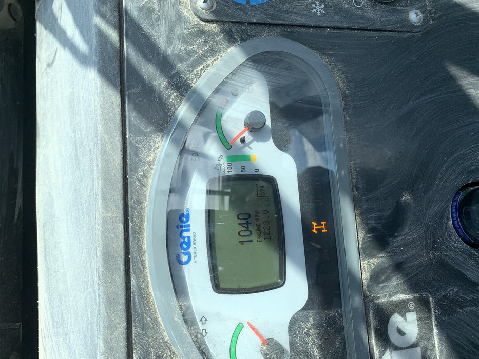 2019 Genie GTH-844 Cab/Heat/AC, Solid RT Tires, LED Work Lights, Beacon 60" QA Carriage, 48" Forks