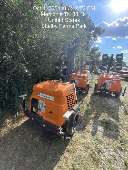 2023 Generac MLT2 Diesel, Flex Switch 120V Input, Powerzone Controller, 
(4) 320W LED Lights, 4kW Generator, 39.9 Gal Fuel Tank, 2" Ball, T3