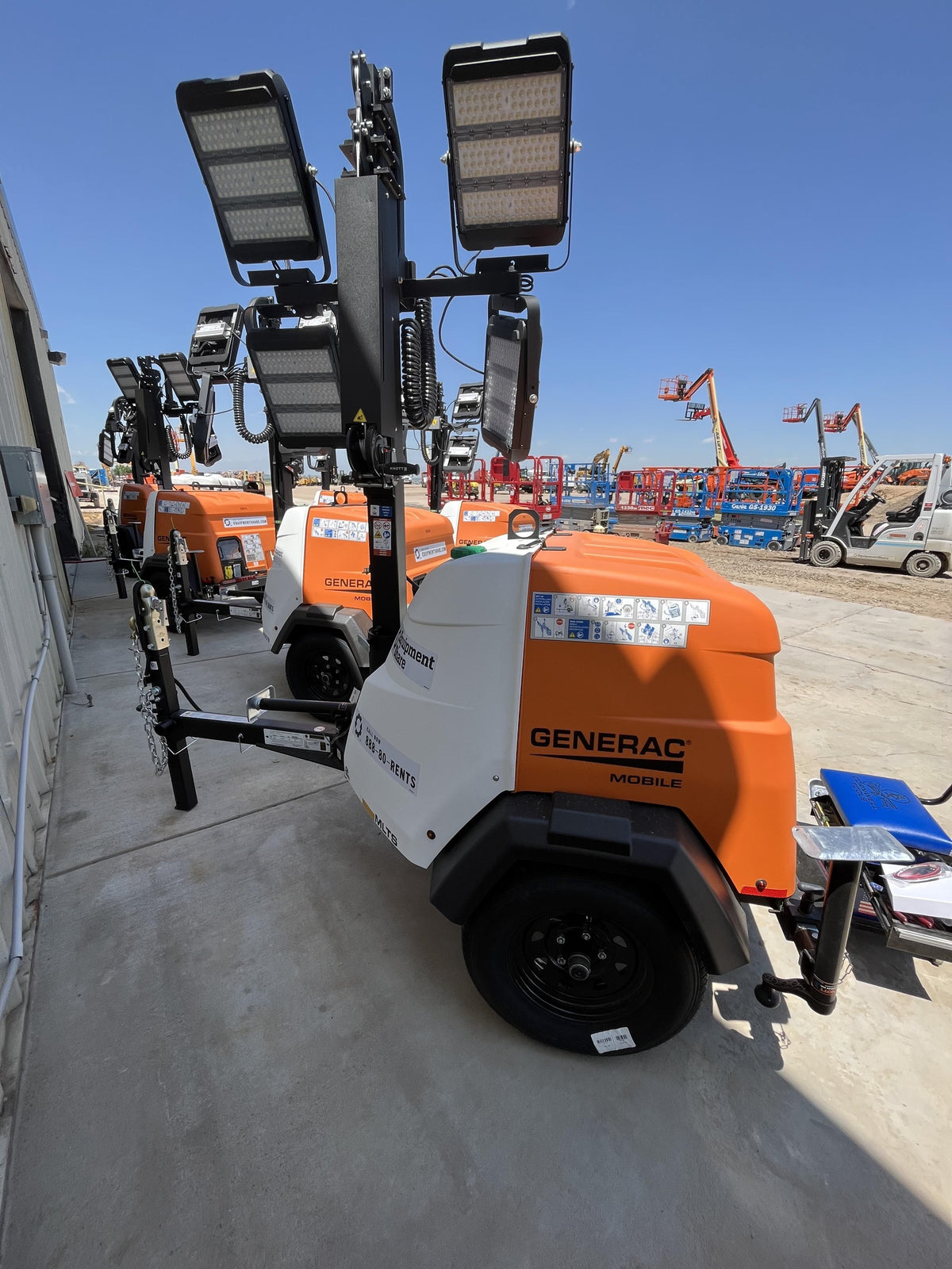 2023 Generac MLT2 Diesel, Flex Switch 120V Input, Powerzone Controller, (4) 320W LED Lights, 4kW Generator, 39.9 Gal Fuel Tank, 2" Ball, T3