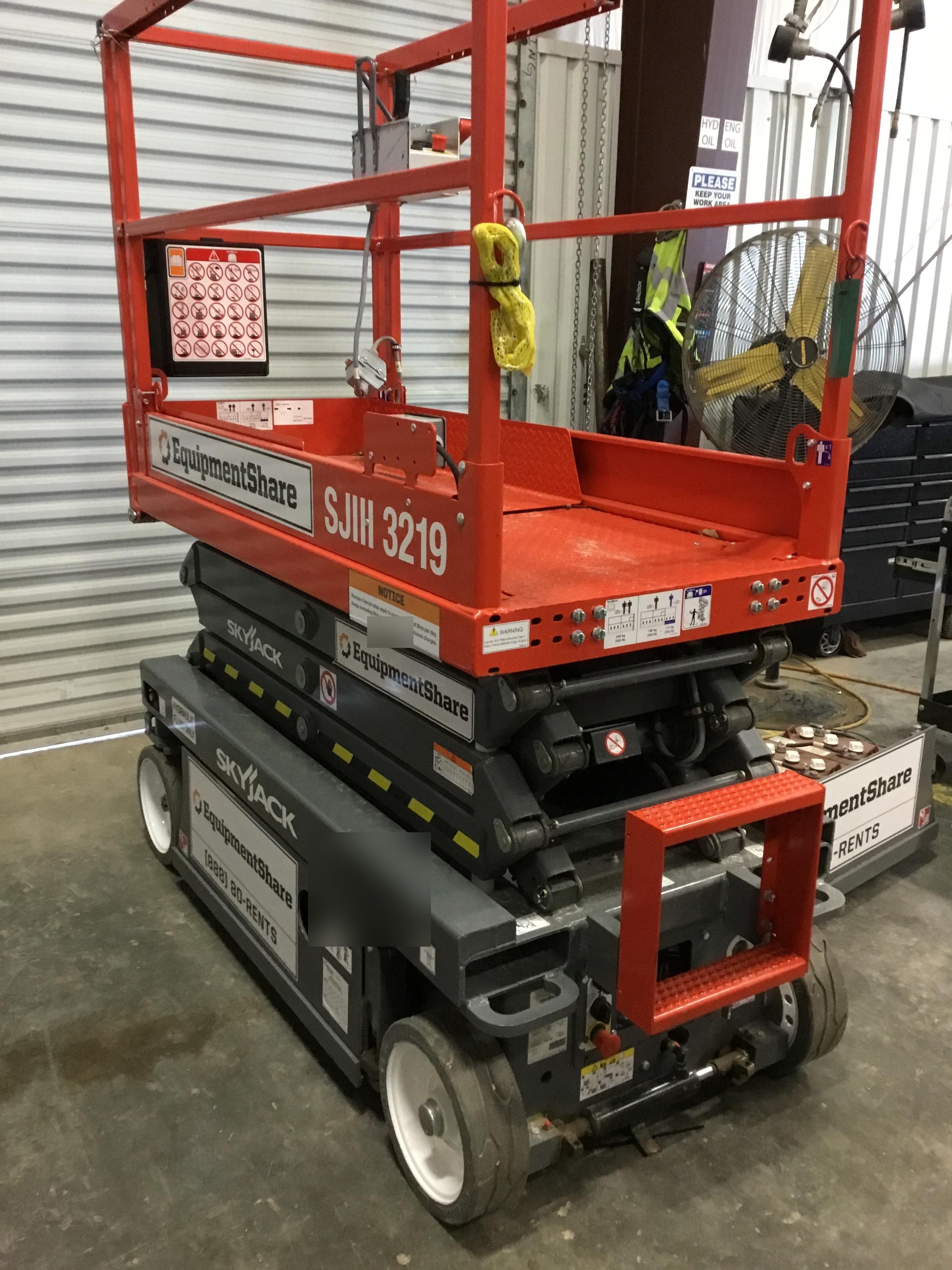 2019 Skyjack SJIII-3219 Standard Options, Trojan Batteries