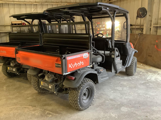 2022 Kubota RTV-X1140W-H Plastic Canopy, Windshield Acrylic Clear, LED Strobe Light, Wire Harness Kit, Back up Alarm