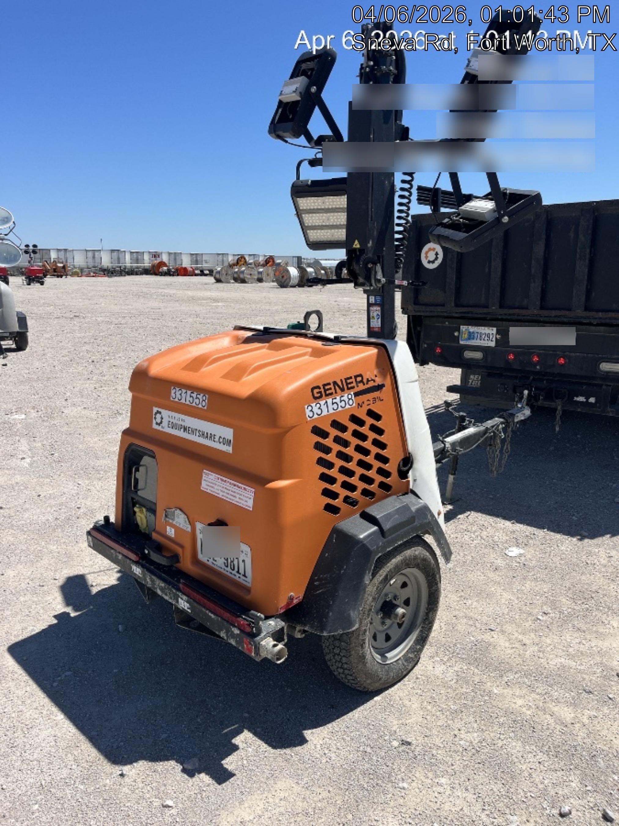 2023 Generac MLT2 Diesel, Flex Switch 120V Input, Powerzone Controller, (4) 320W LED Lights, 4kW Generator, 39.9 Gal Fuel Tank, 2" Ball, T3
