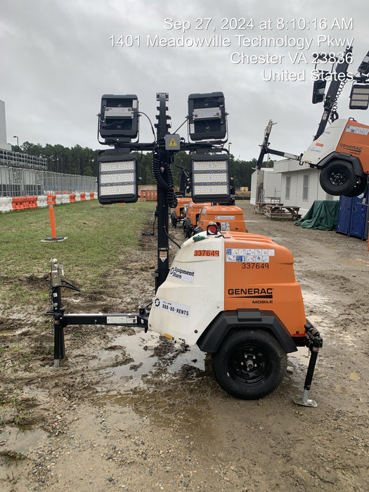 2023 Generac MLT2 Diesel, Flex Switch 120V Input, Powerzone Controller, (4) 320W LED Lights, 4kW Generator, 39.9 Gal Fuel Tank, 2" Ball, T3